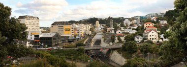 Nieuw-Zeeland panorama uitzicht vanaf de heuvel