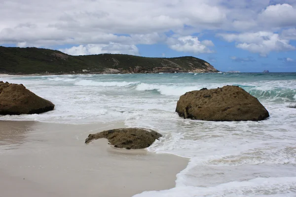 Piepende strand — Stockfoto