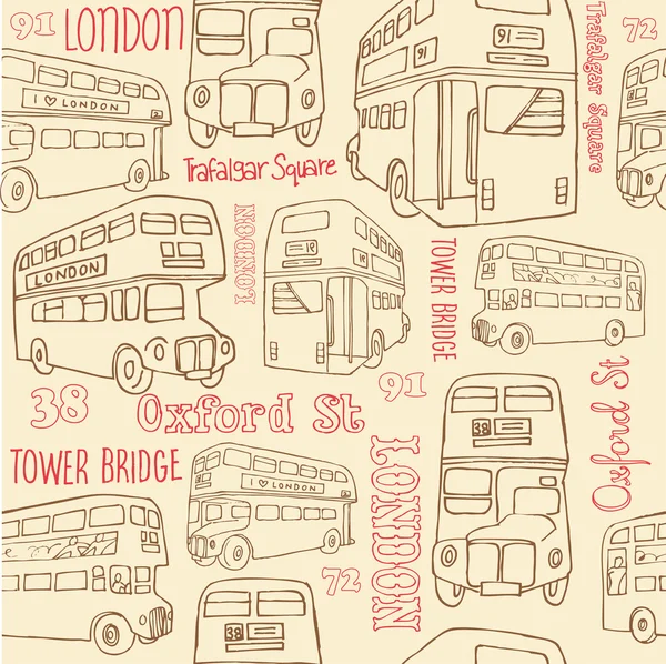 Londres ônibus — Vetor de Stock