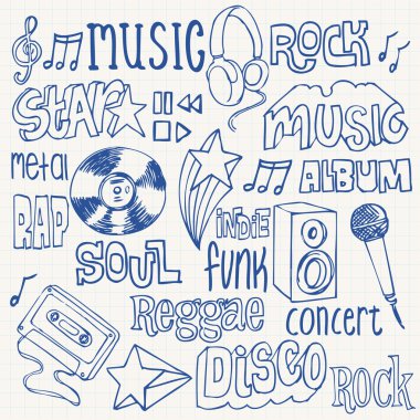 müzik doodles