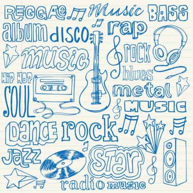 müzik doodles