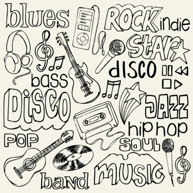 müzik doodles