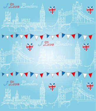 Parlamento ve tower bridge, Londra evleri