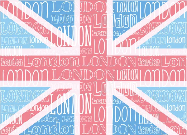 Union jack pattern — Stock Vector