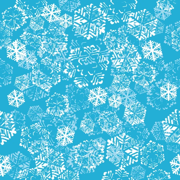 Retro snöflinga — Stock vektor