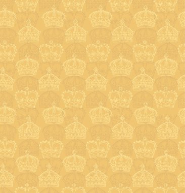 Yellow crowns pattern