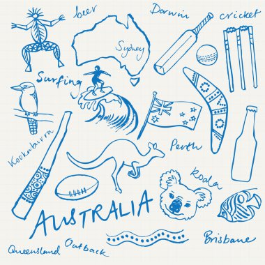 Avustralya doodles