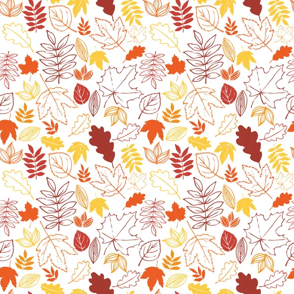 Autumn leaves background — Stock Vector