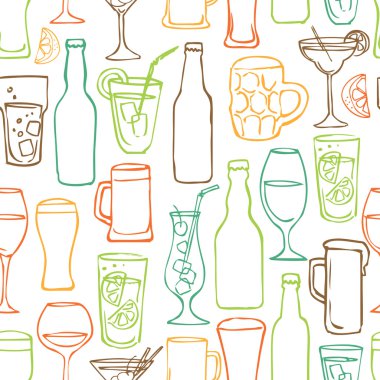 bira kokteyli ve alkol arka plan