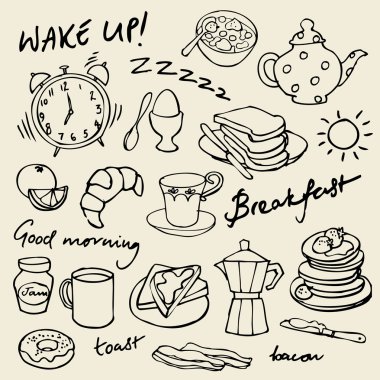 Kahvaltı doodle
