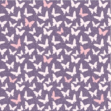 Kelebekler ile desen