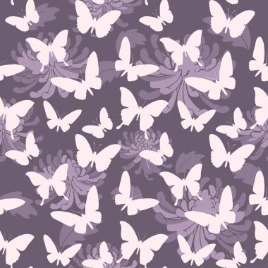 Kelebekler ile desen