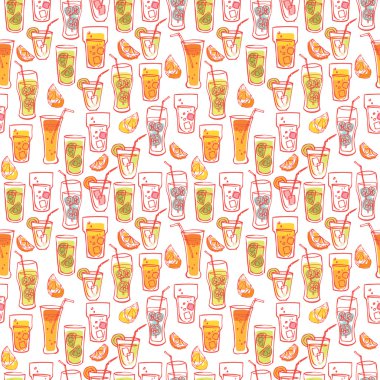 kokteyl içecekler desen