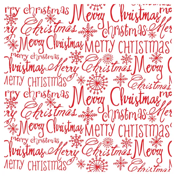 Christmas words pattern — Stock Vector