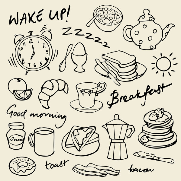 Breakfast doodle