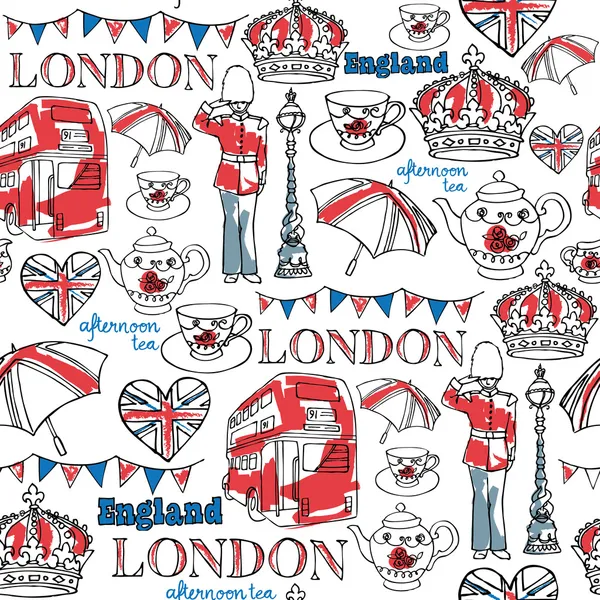 Londons Muster — Stockvektor