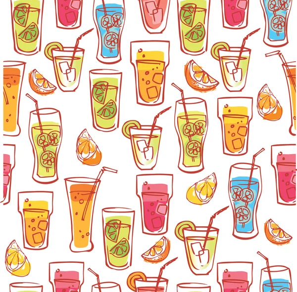 Cocktail drinks pattern Stock Vector Image by ©OMW #48662347