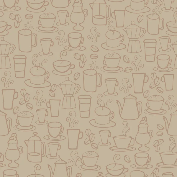 Iconos de café — Vector de stock