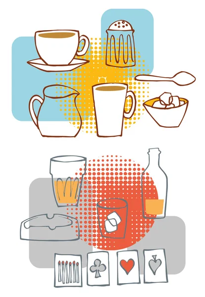 Кафе бар лаунж паб — стоковий вектор