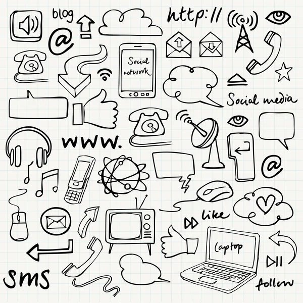 Seringues Internet — Image vectorielle