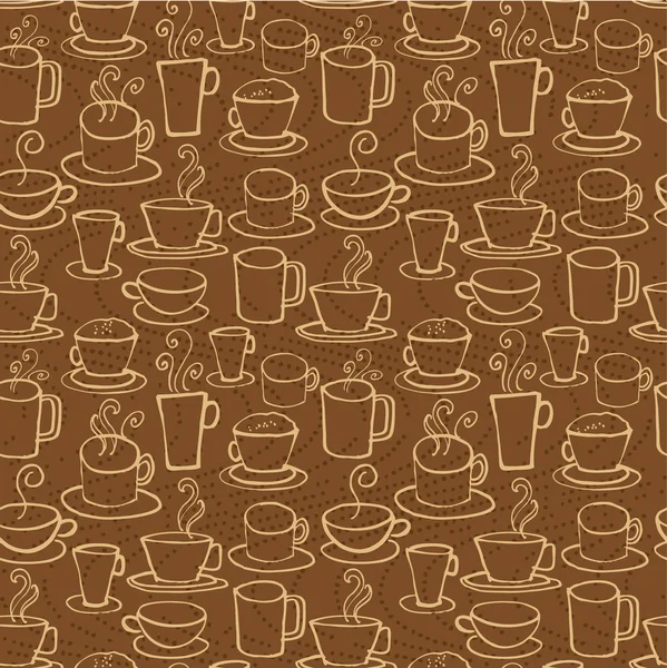 Koffie Achtergrond — Stockvector