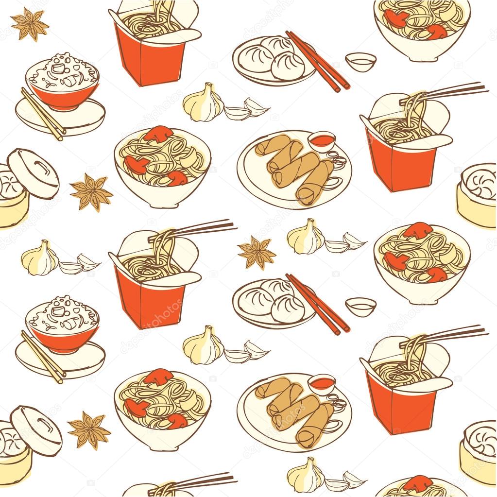 Chinese food pattern