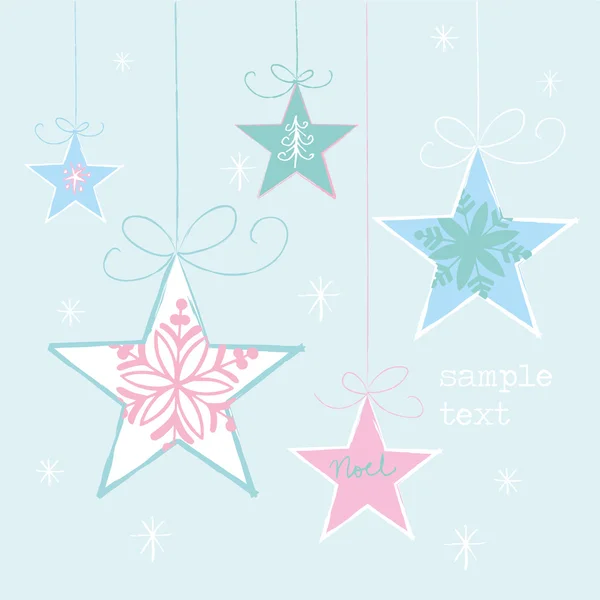 Carte de Noël — Image vectorielle