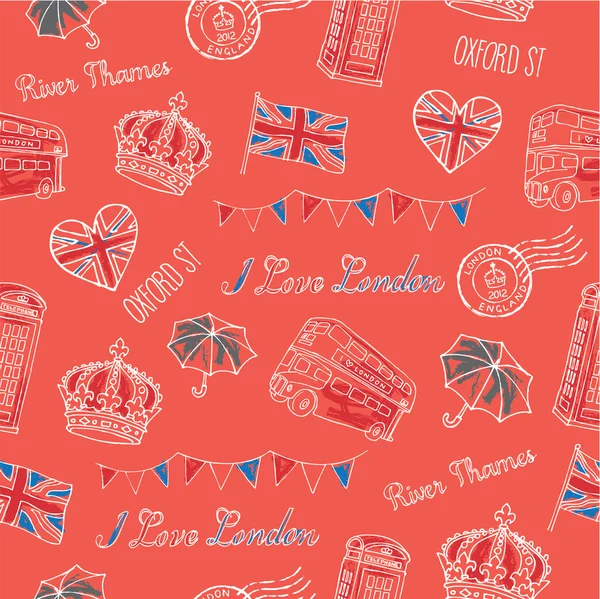 London pattern — Stock Vector