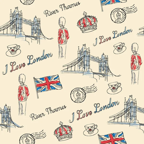 Patrón de Londres — Archivo Imágenes Vectoriales