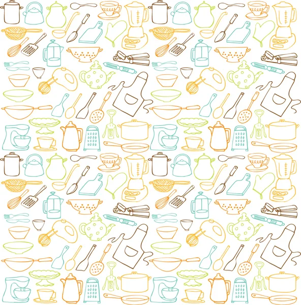 Kitchen icons — Stock Vector