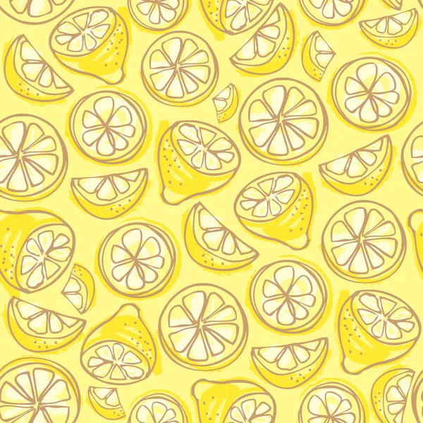 Limoni affettati — Vettoriale Stock