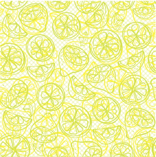 Zitronenscheiben — Stockvektor