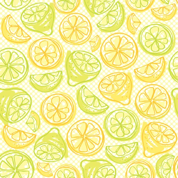 Sliced lemons — ストックベクタ