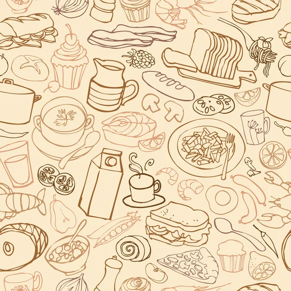 大型食品模式 — 图库矢量图片