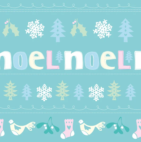 Navidad Noel — Archivo Imágenes Vectoriales