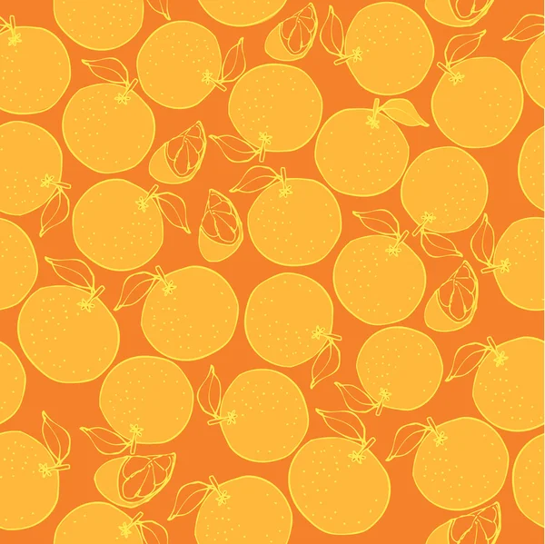 オレンジ パターン — ストックベクタ