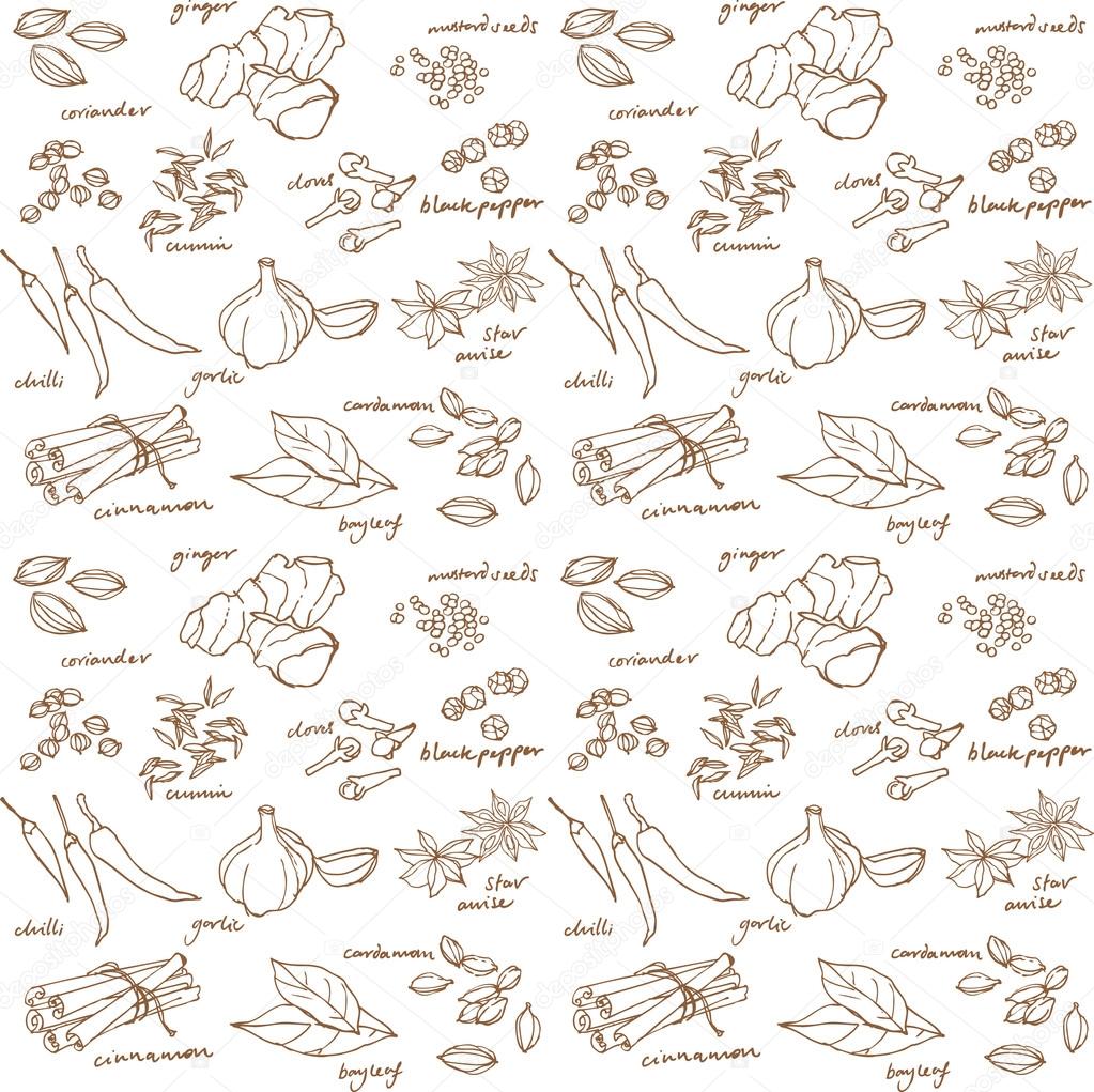 Spices pattern