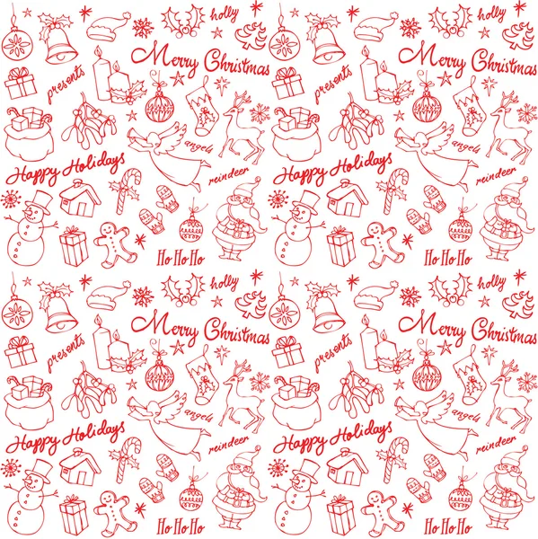 Christmas icons — Stock Vector