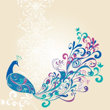 Dekoratif tavus kuşu