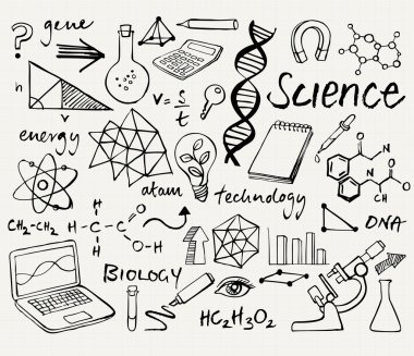 Science background clipart