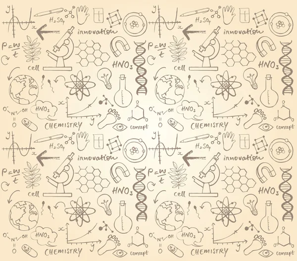 Wetenschappelijke achtergrond — Stockvector