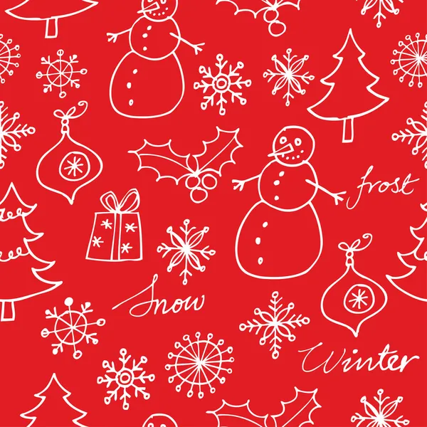 Christmas  seamless background — Stock Vector