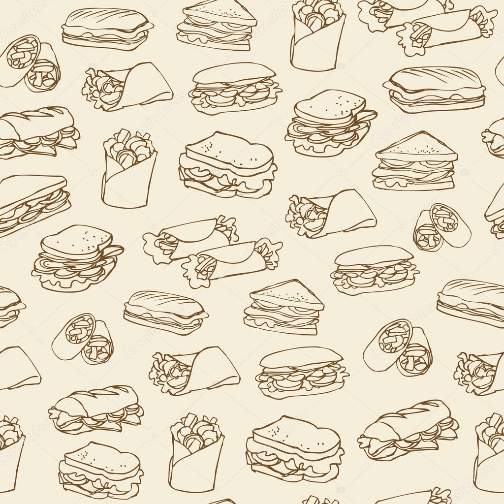 Fast food background