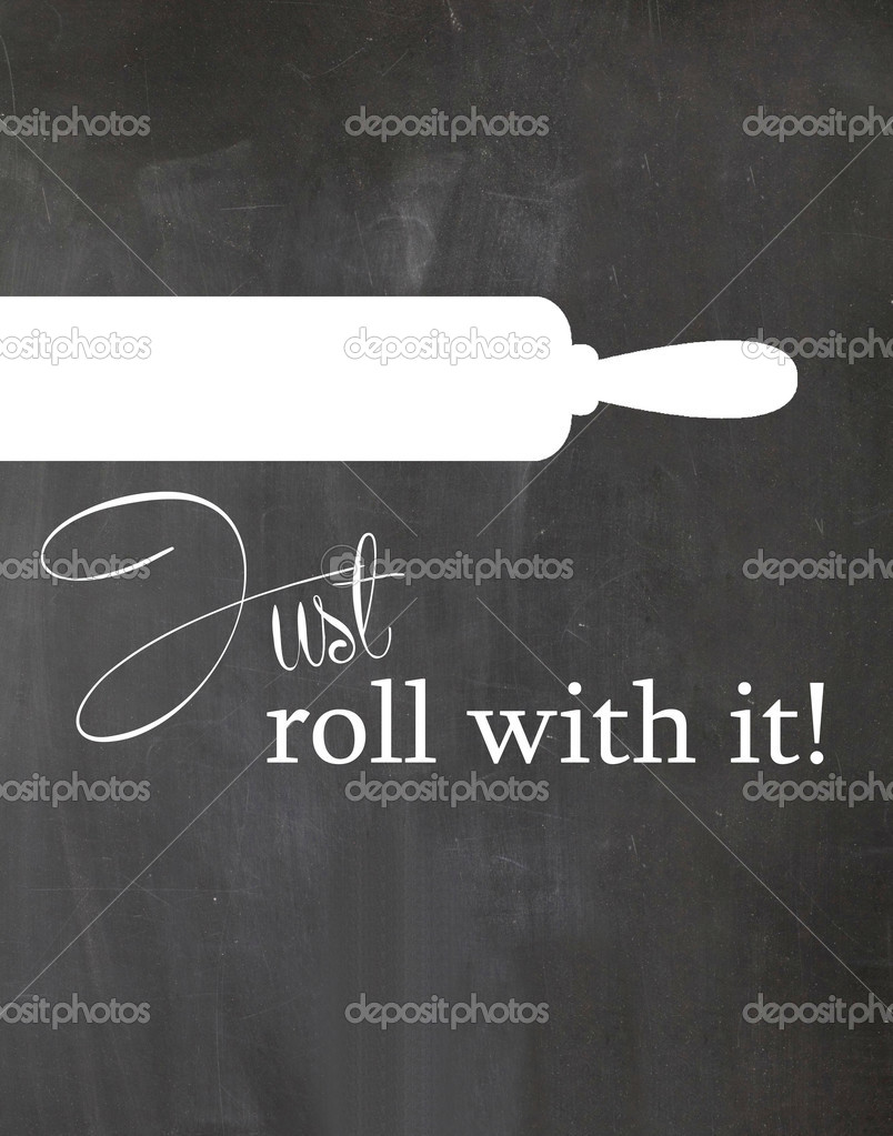 Chalkboard sayings for kitchen Kitchen Chalkboard Rolling Pin Just