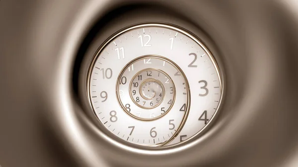 빈티지 회전은 시간을 있습니다 시계는 추상적 배경에 있습니다 시간은 개념입니다 — 스톡 사진