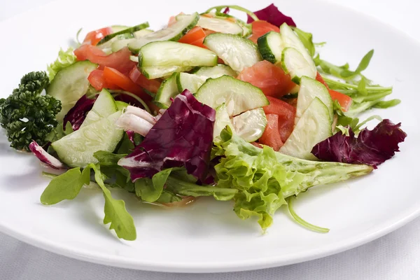 dan taze sebze salatası