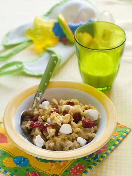 Bowl of porridge — Stock Photo, Image