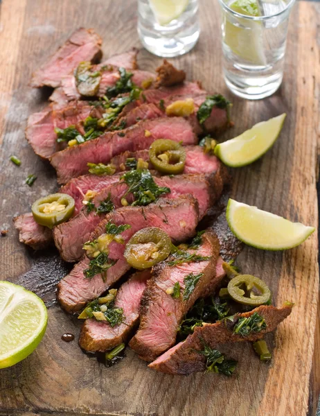 Mexikanisches Steak — Stockfoto