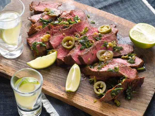 Mexikanisches Steak — Stockfoto