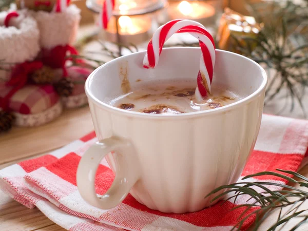 Hot cocoa drink — Stock Photo, Image